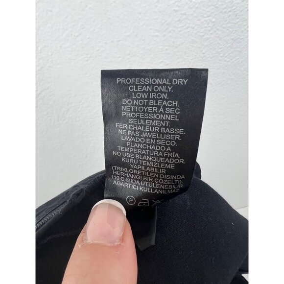 TIBI Oil Slick Ponte Skort, Black, Size 10, NWT! - Picture 7 of 7